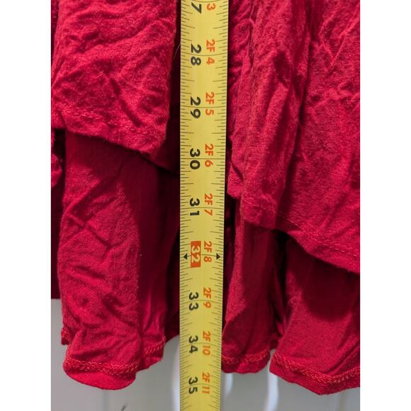 Dear Santa Bring Wine Red Gold Sequin Longsleeve Top Shirt Plus Size 3X Holiday - Picture 9 of 9